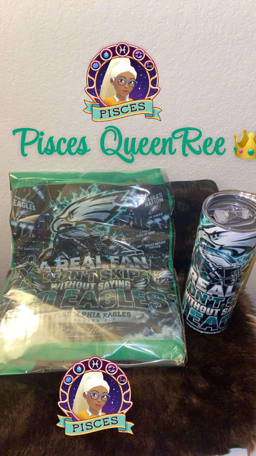 Philadelphia Eagles T-shirt & Tumbler Bundle